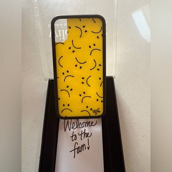 Wildflowers Bright Yellow Smiley iPhone Case - Picture 2 of 6